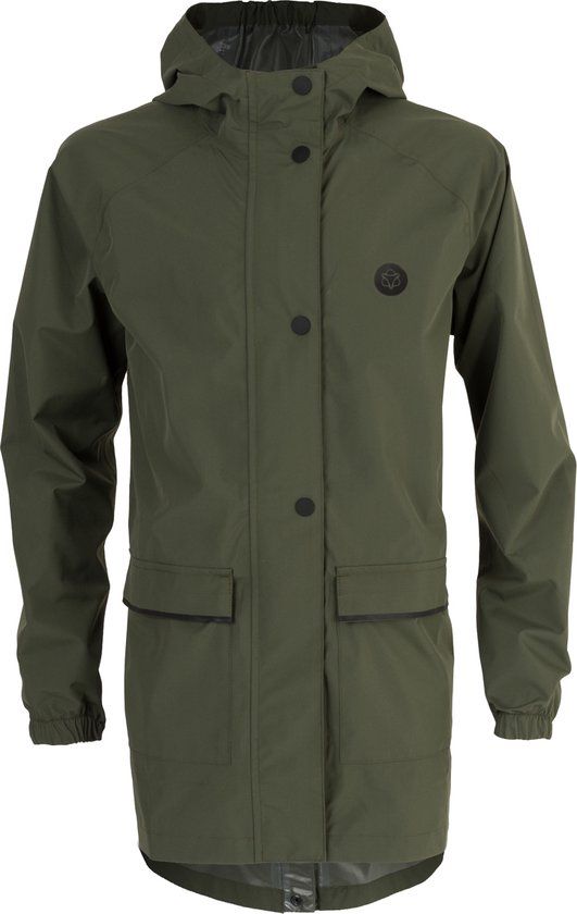 AGU GO Parka Kids Regenjas - Groen - Maat 116 - Waterdicht & Ademend