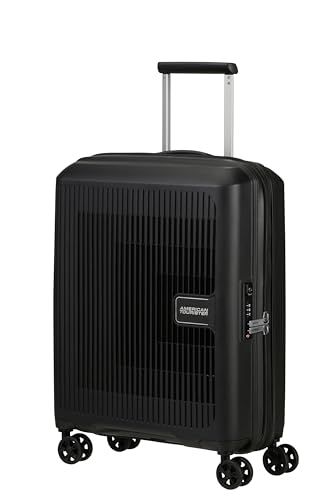 American Tourister Aerostep Spinner 55/20 Uitbreidbaar Handbagage Zwart