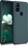 kwmobile telefoonhoesje geschikt voor OnePlus Nord N10 5G - Hoesje voor smartphone - Back cover in donkergroen
