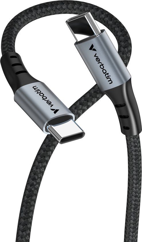 Verbatim USB-C naar USB-C 100W PD3.0 Kabel 120cm