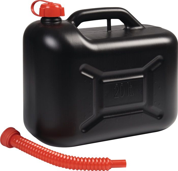 NOW Transport jerrycan 20l zwart HD-PE
