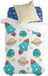 HappyFriday Dekbedovertrek Mr Fox Space Rocket Multicolour 80 cm 2-delig