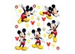 Mickey Mouse DKs 3802 Muursticker, folie, meerkleurig, 30 x 30 cm