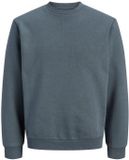 Jack & Jones Heren Sweatshirt JJEBRADLEY SWEAT CREW NOOS Ronde Hals Lange Mouw Katoen/Polyester Grijs XL