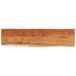 VidaXL Wandschap rechthoekig natuurlijke rand 80x20x2,5 cm acaciahout