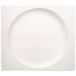 Villeroy & Boch NewWave Rectangular Porcelain Dinner Plate, White, 320 mm x 285 mm, 1 Piece