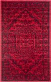 Safavieh Adirondack Collectie ADR108 Medallion Geweven Vloerkleed, Rood & Zwart, 91 x 152 cm