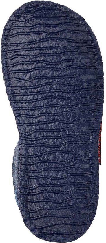 Giesswein Kressbronn Blauwe Pantoffel Maat 34 Herfst/Winter 2022 Mannen Kinderen Sloffen Suède Blauw