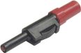 SKS Hirschmann SLS 10 B Prise de laboratoire, droite Ø broche : 4 mm Rouge 1 pièce(s)