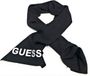 GUESS Maxi Sjaal Zwart Acryl Logo Volwassenen Mannen