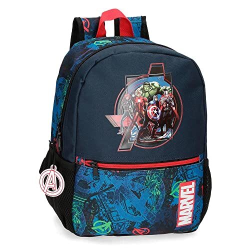 Marvel Avengers Los Avengers On The Warpath schoolrugzak, blauw, 25 x 32 x 12 cm, polyester, 9,6 l