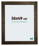 Your Decoration Cadre photo 36x49 cm Bois Champagne Brossé Leeds