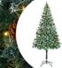 vidaXL Kunstkerstboom met 300 LED Groen 180 cm PVC en Staal