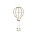 Svenska Living Verlichte figuur luchtballon 80led draad goud 38x18cm met timer