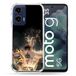 Cokitec Motorola G35 5G Manga One Piece Ace Zwart Versterkte hoes