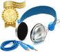 DKT Eduline DKT-KT136 - On-ear hoofdtelefoon - Blauw/Zilver