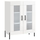 VidaXL Dressoir Hoogglans Wit 69,5x34x90 cm Hout