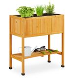 Merkloos / Sans marque Relaxdays Moestuintafel hout