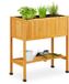 Merkloos / Sans marque Relaxdays Moestuintafel hout