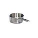Pentole Agnelli ALIX107ALIN24 lage ovenloop met stalen handgreep, aluminium stalen trilaminaat voor inductie, 24 cm