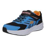Skechers Kinder Microspec Tread Sneakers 404115L BBOR Zwart blauw oranje
