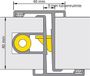 Alprokon P-Deurnaald 19-1 Deurdikte 40m 285cm slottype 600 U20 Din Rechts