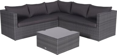 Garden Impressions - Montana - lounge set - earl grey/donker antraciet