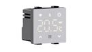 IXTRIMA TUYA Wifi-thermostaat, programmeerbare module, 2P, 240 V, touch-display met achtergrondverlichting, wit, compatibel met Bticino Matix houders