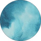 Bonateks Ronde digitaal bedrukte muismat, antislip onderkant, voor kantoor en thuis, diameter: 22 cm