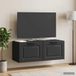 Maison Exclusive - Meuble TV mural noir 78,5 x 31 x 30 cm bois d'ingénierie