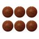 Spaas 6x Rustieke Balkaars 80 mm 24u, Bordeaux