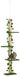 Arbre à chat - Sol au plafond - 202-242 cm - Réglable - Vert