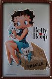 I&S Betty Boop Puppy Metalen Wandbord in Reliëf 20 x 30 cm