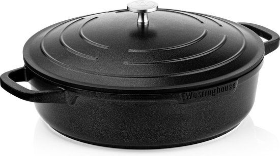 Westinghouse Performance Series 28cm Hapjespan - Inductie, Oven & Vaatwasser Geschikt - Zwart