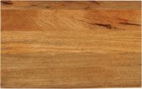 vidaXL Tafelblad met natuurlijke rand 50x30x2,5 cm massief mangohout