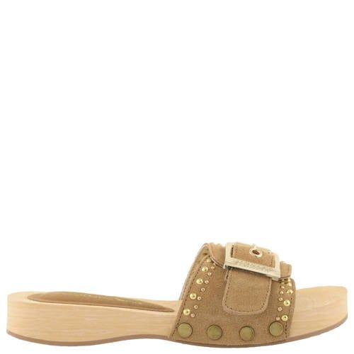 Colors of California HC.BAYLO5 suède slippers lichtbruin