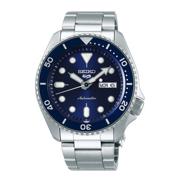 Seiko 5 Sports SRPD51K1 Herenhorloge - 43 mm - Zilverkleurig