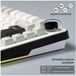 The G-Lab Keyz Elite 300 WG - Draadloos gaming toetsenbord – AZERTY FRENCH-indeling - Mechanisch gaming toetsenbord met Hot-Swappable Switches, 5-Layer Gasket, 2.4G/BT/Bedraad, RGB & Macro’s,Win/Mac