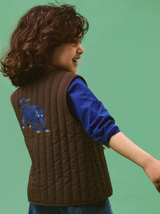 Name It Gilet Vest NMMLEON Chocolate Brown Maat 98