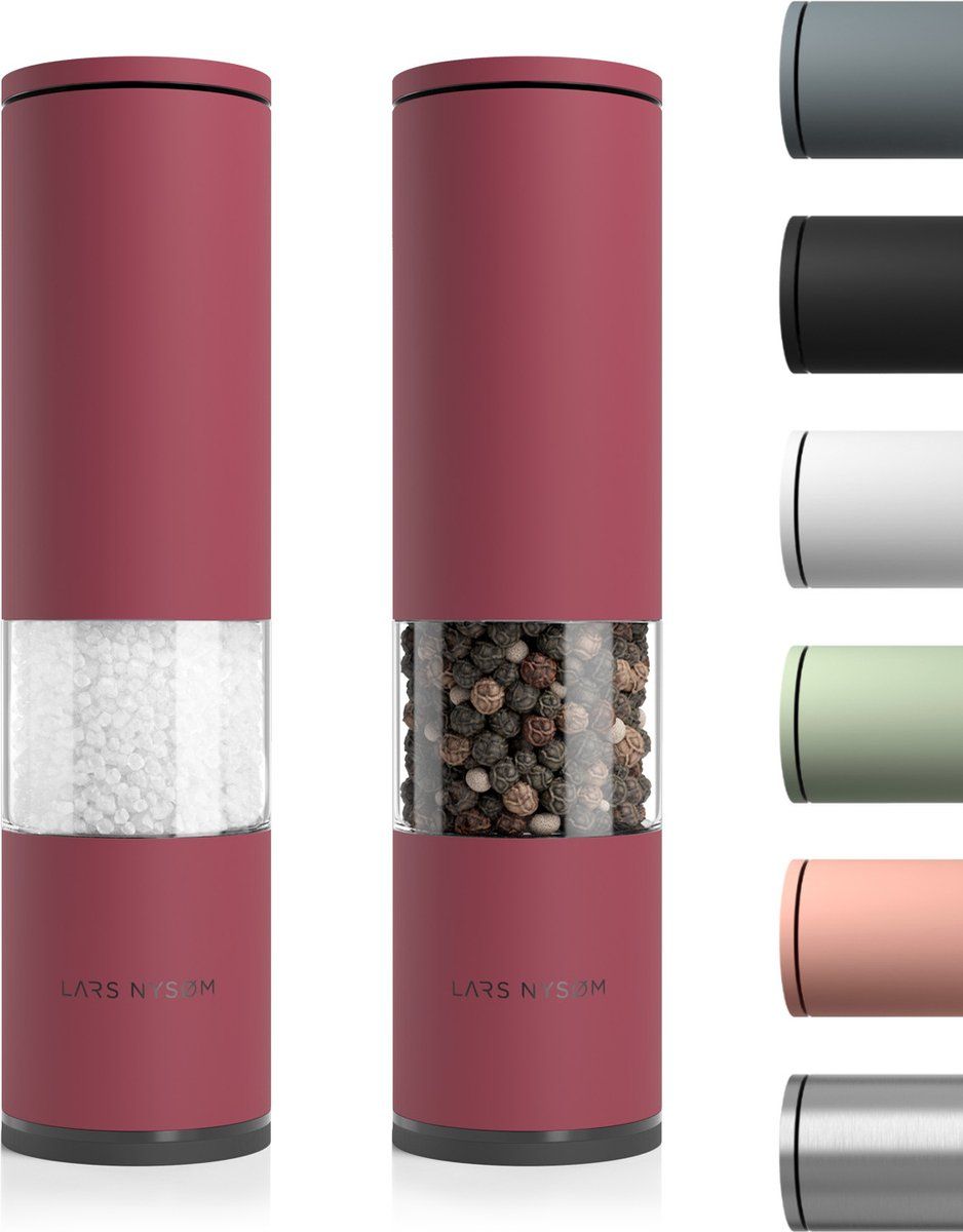 LARS NYSØM Zout- en pepermolen set 'Lagom' Berry - Aluminium - Berry - 2022