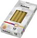 Bolsius Gotische Dinerkaarsen - Goud - 12 stuks