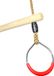 BOOST2 Trapeze met metalen ringen rood - Hout - 3+ jaar