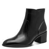 Tamaris Dameslaarzen met hak 1-25313-47 Zwart Leer Maat 39