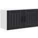 Armoire de cuisine Lucca noir 80 x 31 x 40 cm bois d'ingénierie
