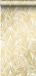 ESTAHome Behang Palmbladeren Goud en Wit - 53 cm x 10.05 m
