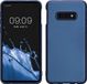 kwmobile telefoonhoesje geschikt voor Samsung Galaxy S10e - Back cover in metallic blauw