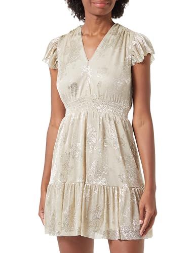 Naf Naf Women's Dress, Gold, 40