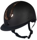 HKM Uniseks Illusion Rijhelm Zwart/Rosegoud XS (49-51 cm)