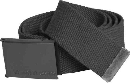 Urban Classics Canvas Unisex Riem - houtskool - Standard