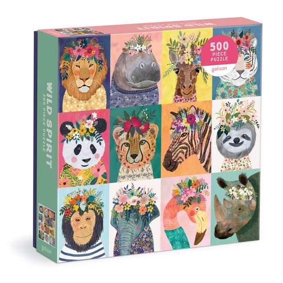 Galison Wild Spirit 500 Piece Puzzle